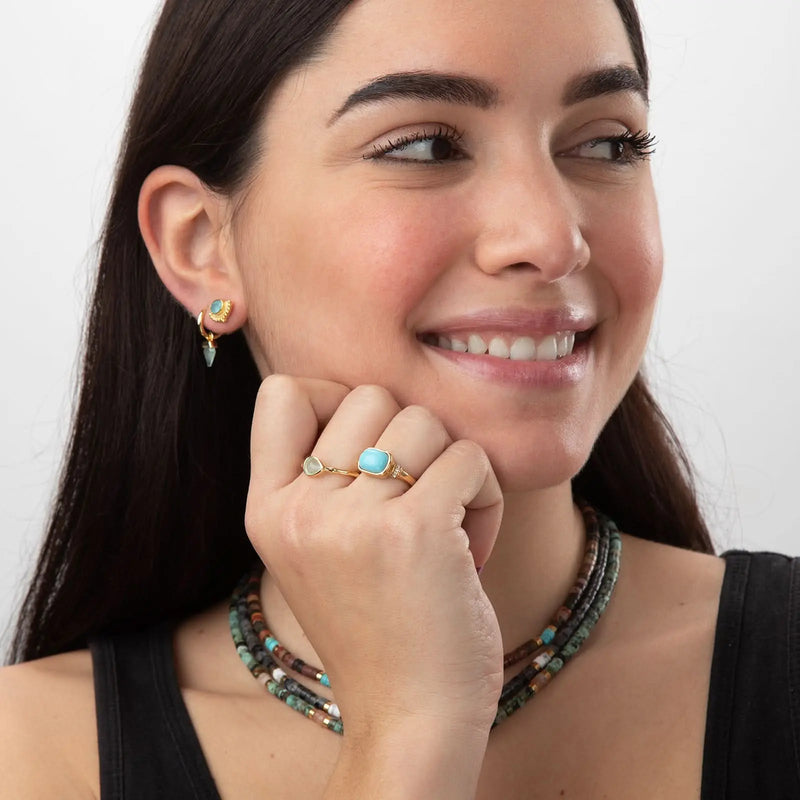 Anillo Voz de la Luna - Turquesa