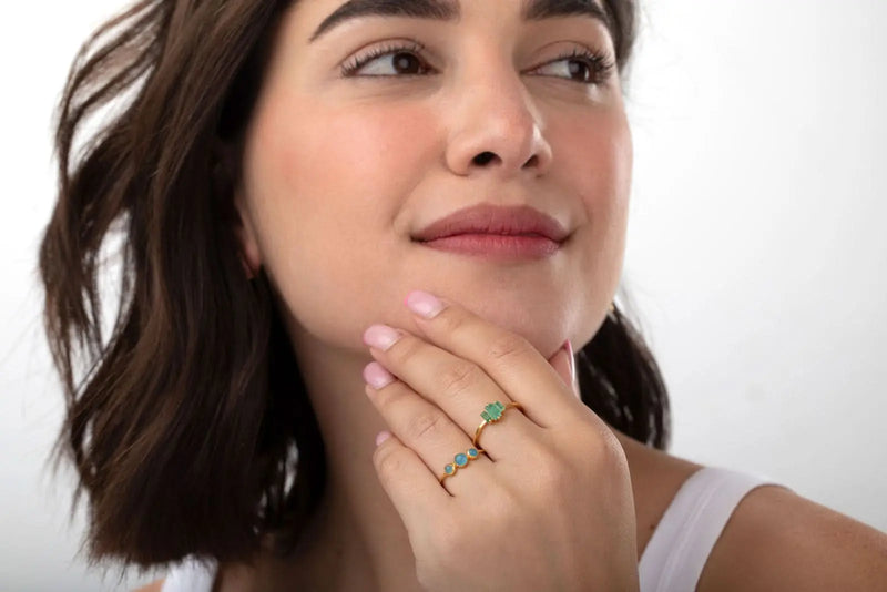 Anillo Luna Mística – Piedra Luna