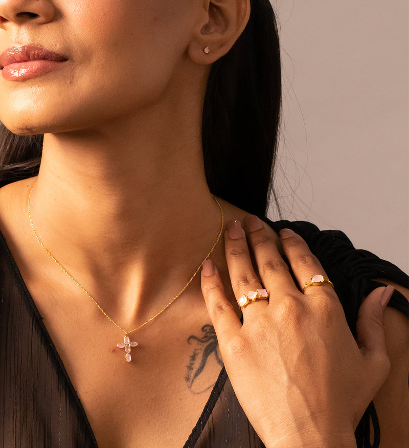 Collar Cruz Mística