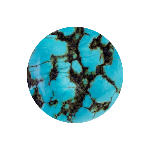 Rodado de Howlita Azul