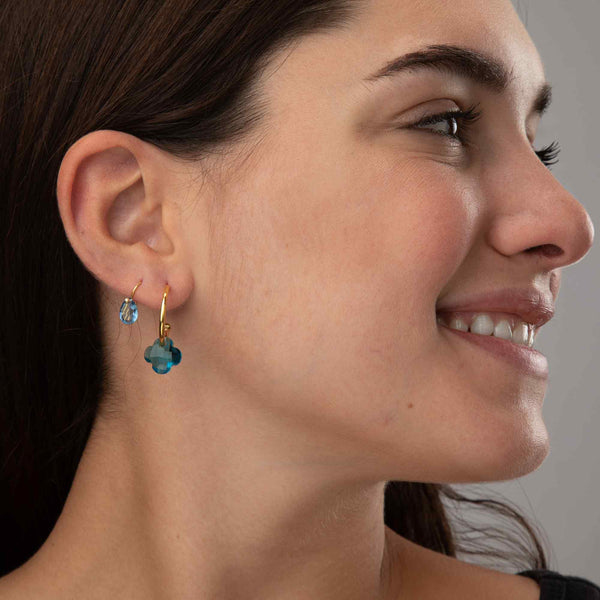 Pendientes Lluvia Violeta – Amatista