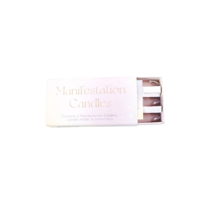 Set de 3 Velas de Manifestación Spell Candles