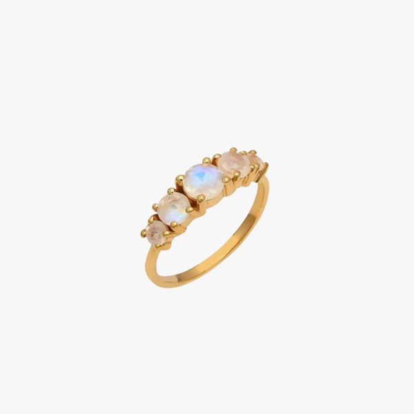 Anillo Aurora Lunar – Piedra Luna