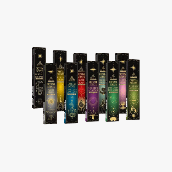 Inciensos Magia de Cristal (Orgánicos con Chips de Minerales)