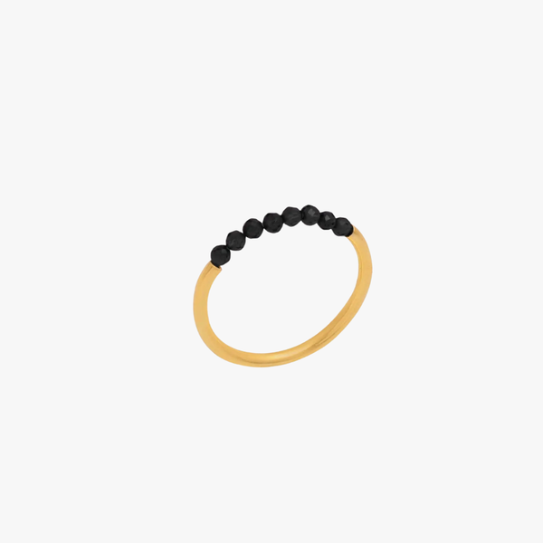 Anillo Sombra Vital – Ónix Negro
