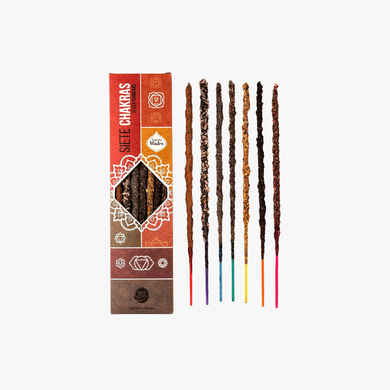 Varitas Incienso 7 Chakras de Sagrada Madre