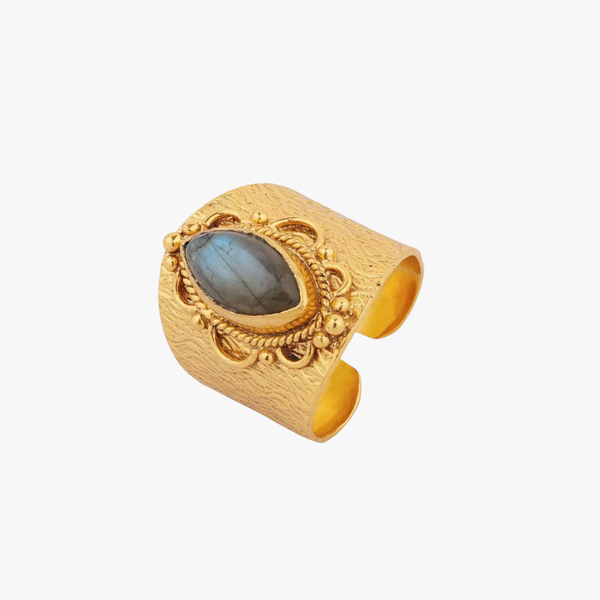 Anillo Faro de Labradorita