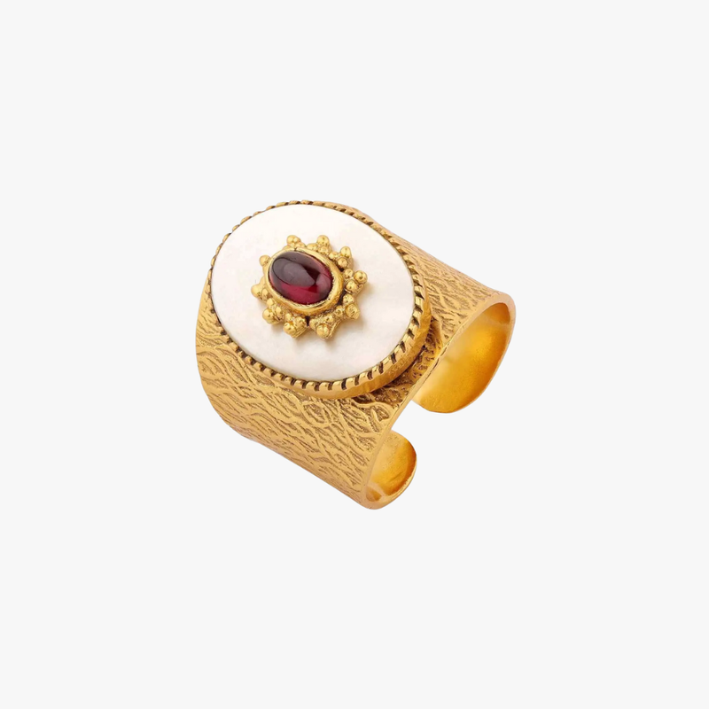 Anillo Vidente Lunar – Nácar