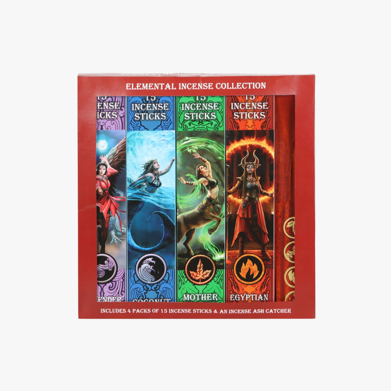 Colección Elemental de Incienso – Anne Stokes (Tierra, Aire, Fuego, Agua)