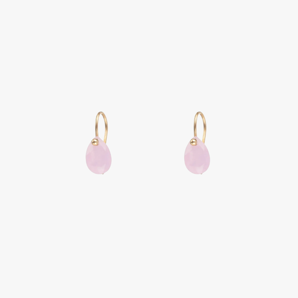 Pendientes Aura de Cuarzo Rosa