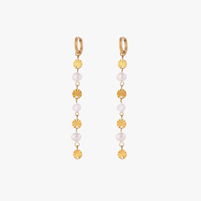 Pendientes Ríos de Luz – Perlas