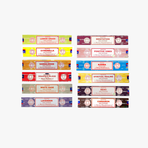 Varitas de Incienso Natural Satya 100% Artesanales