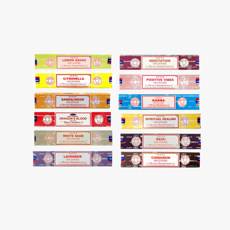 Varitas de Incienso Natural Satya 100% Artesanales